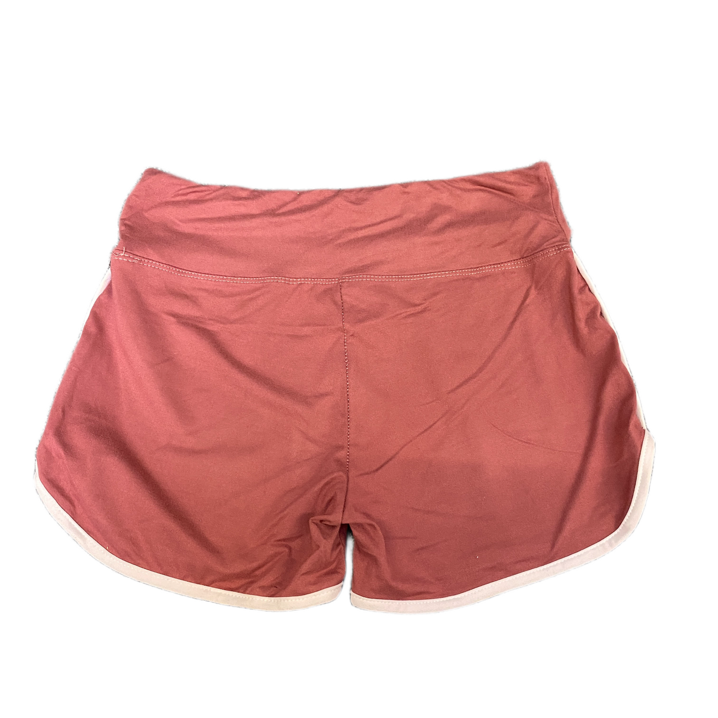 Running Sprinter Shorts Women M 26" Waist Pink Athletic Gym Workout Dolphin Hem