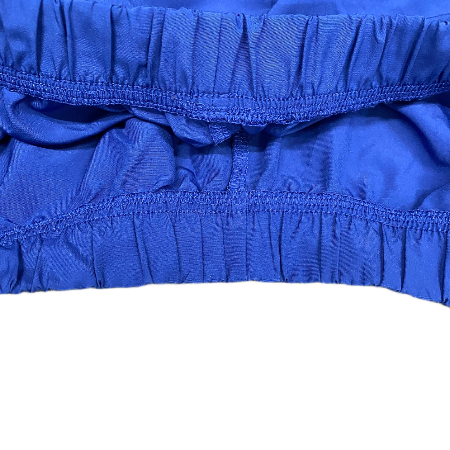 Activewear Shorts Womens Large 30" Waist Navy Blue Dolphin Hem Elastic Waist