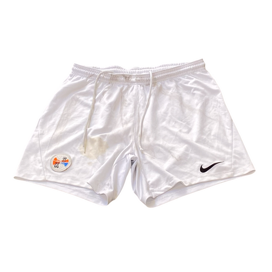 Nike Shorts Mens Medium White Dri Fit Stretch Comfort Elastic Waist Drawstring