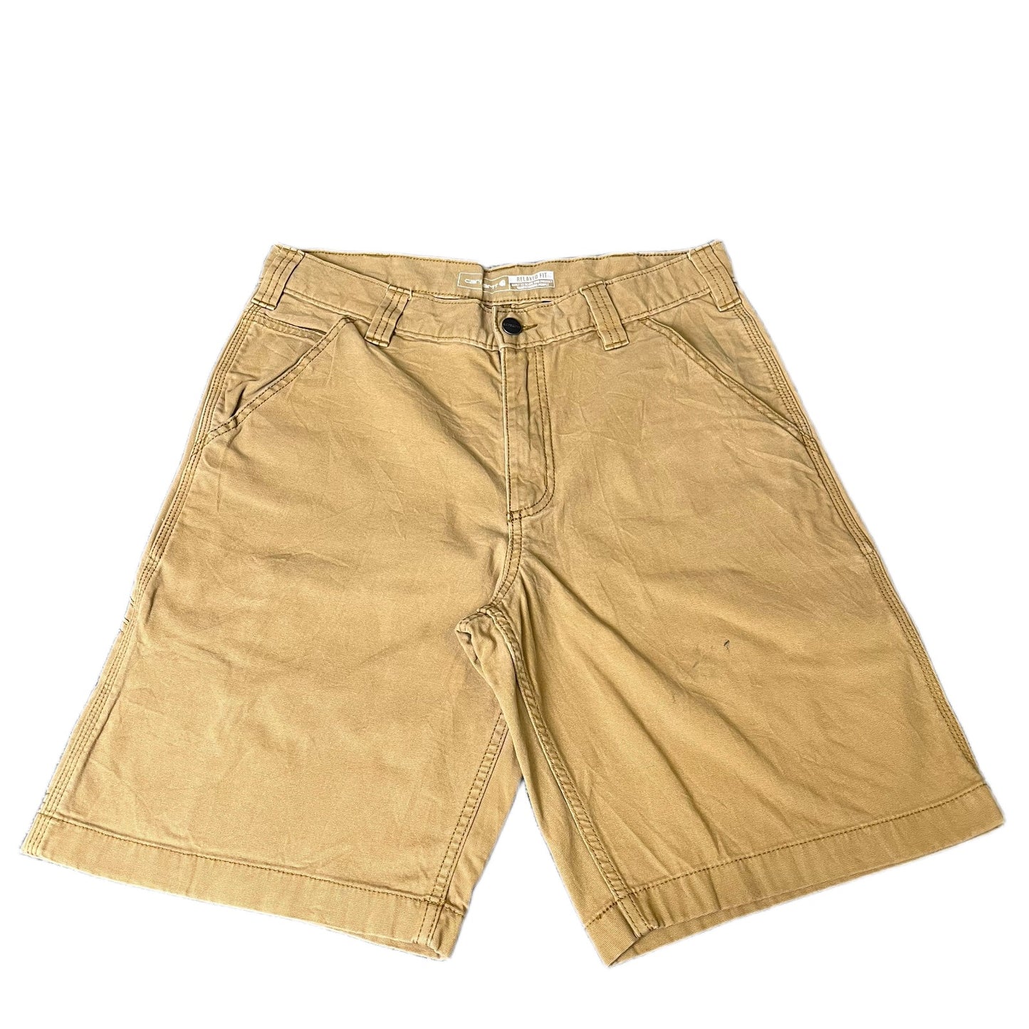Carhartt Canvas Duck Cargo Shorts Fits as Mens Medium 32" Waist Tan Relaxed Fit
