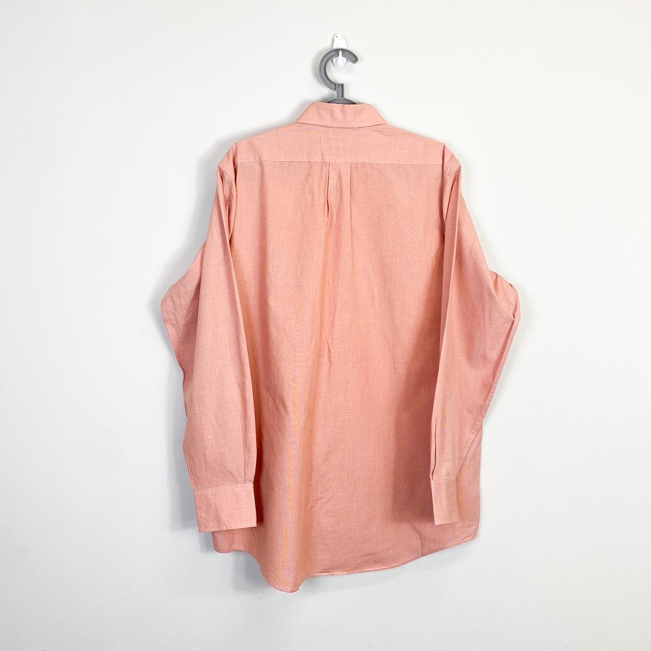 Chaps Shirt Men’s Medium Orange Collared Button Down