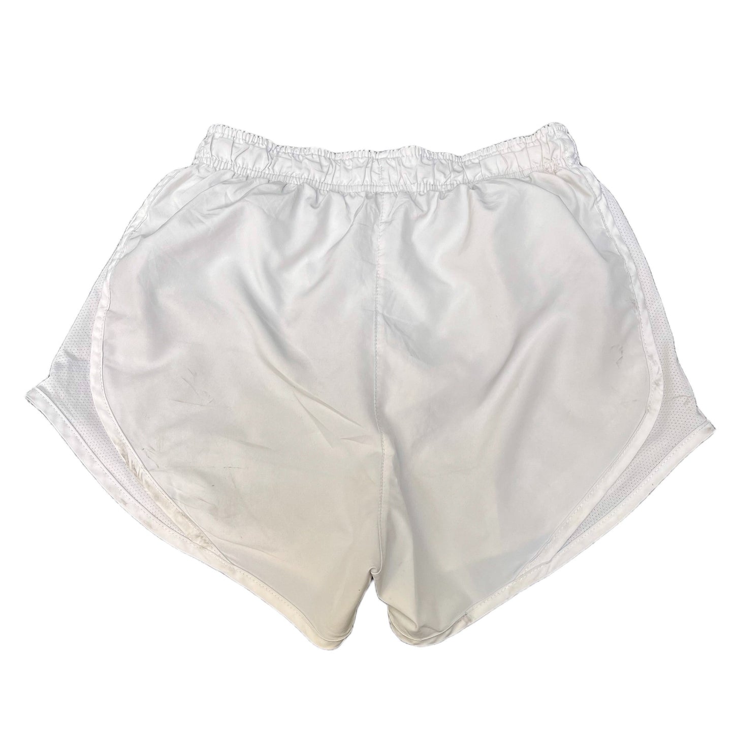 Nike Dri-FIT Running Sprinter Shorts Fits as Women S 24" Waist White Dolphin Hem