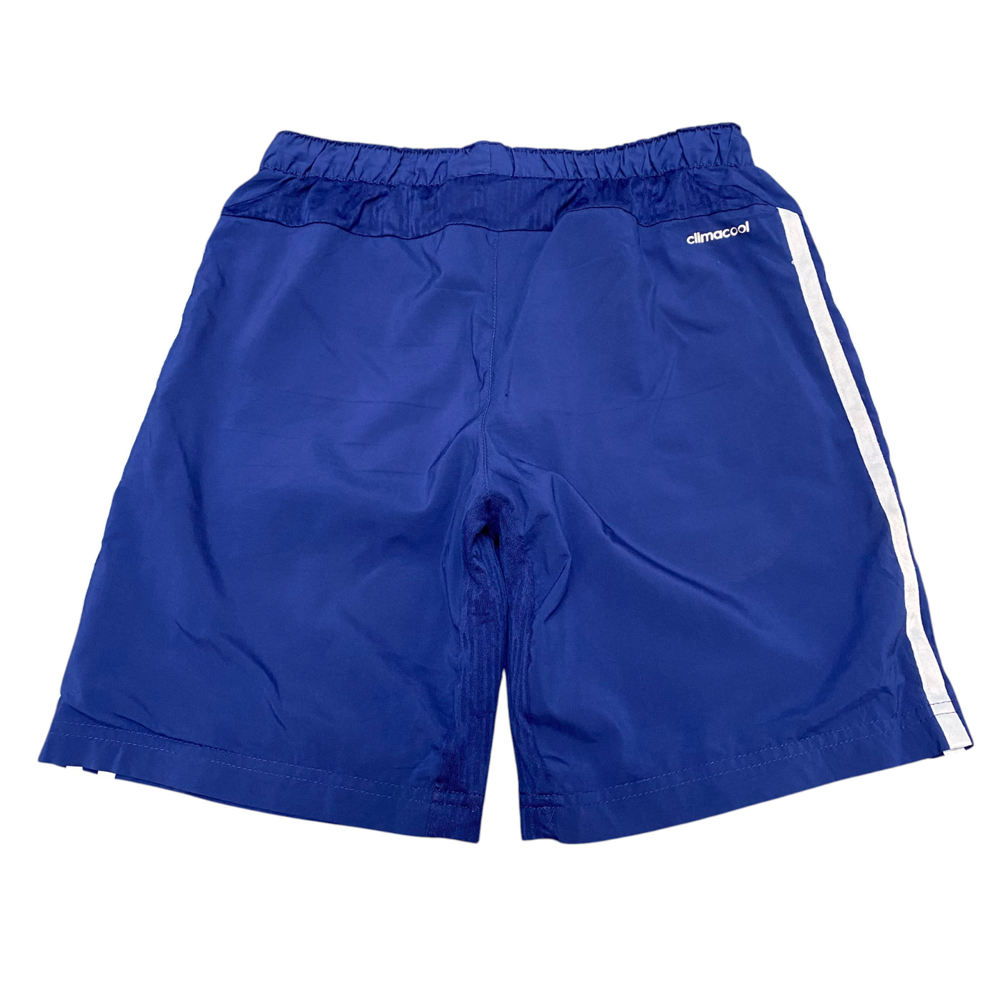 Adidas Basketball Shorts Mens 26W Blue Climacool 3 Stripes Essentials Training