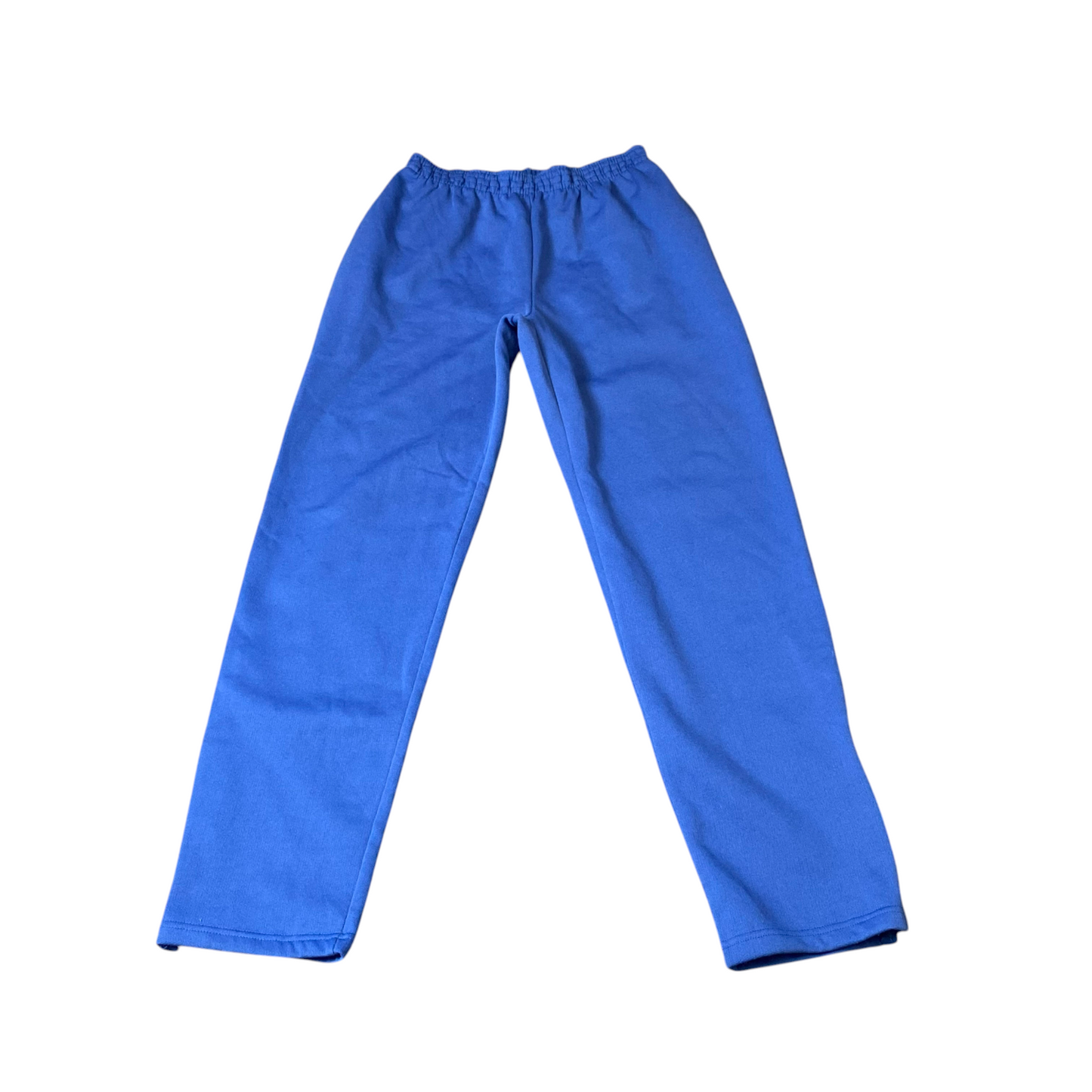 Gilles Joggers Women Small Blue Straight Leg Elastic Waist Ankle Zip Track Pants