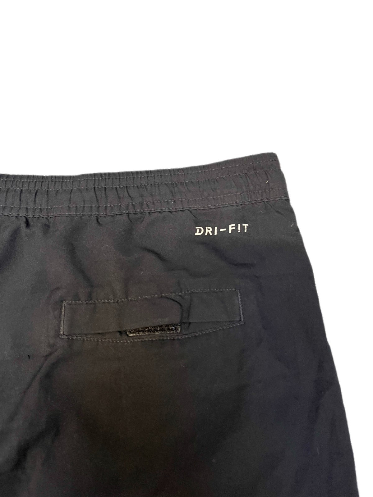 Nike Dri-FIT Athletic Training Shorts Fits as Mens XL 39" Waist Black Drawstring