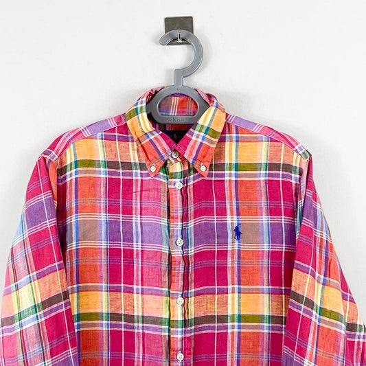 Ralph Lauren Shirt Pink Check Men’s S