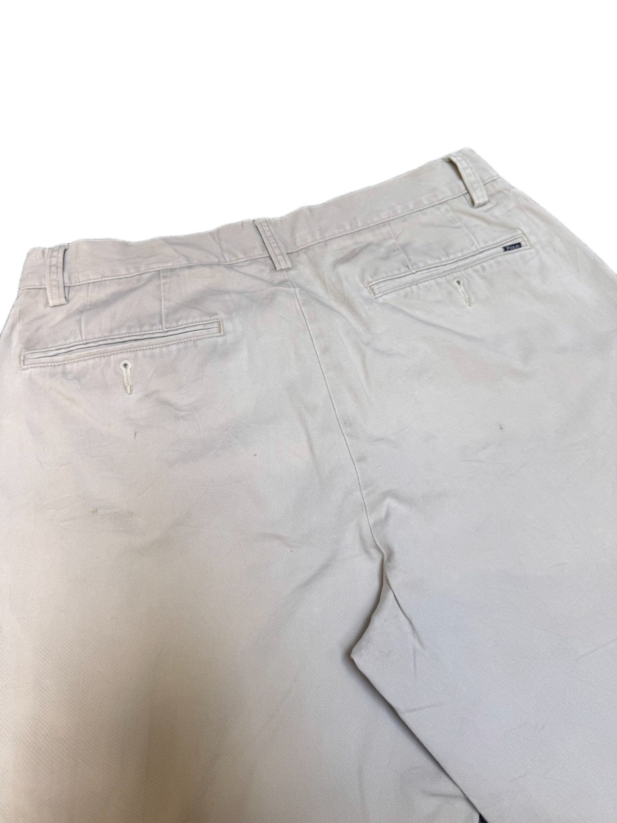 Polo Ralph Lauren Chino Shorts Fits as Mens Medium 31" Waist Beige Classic Fit