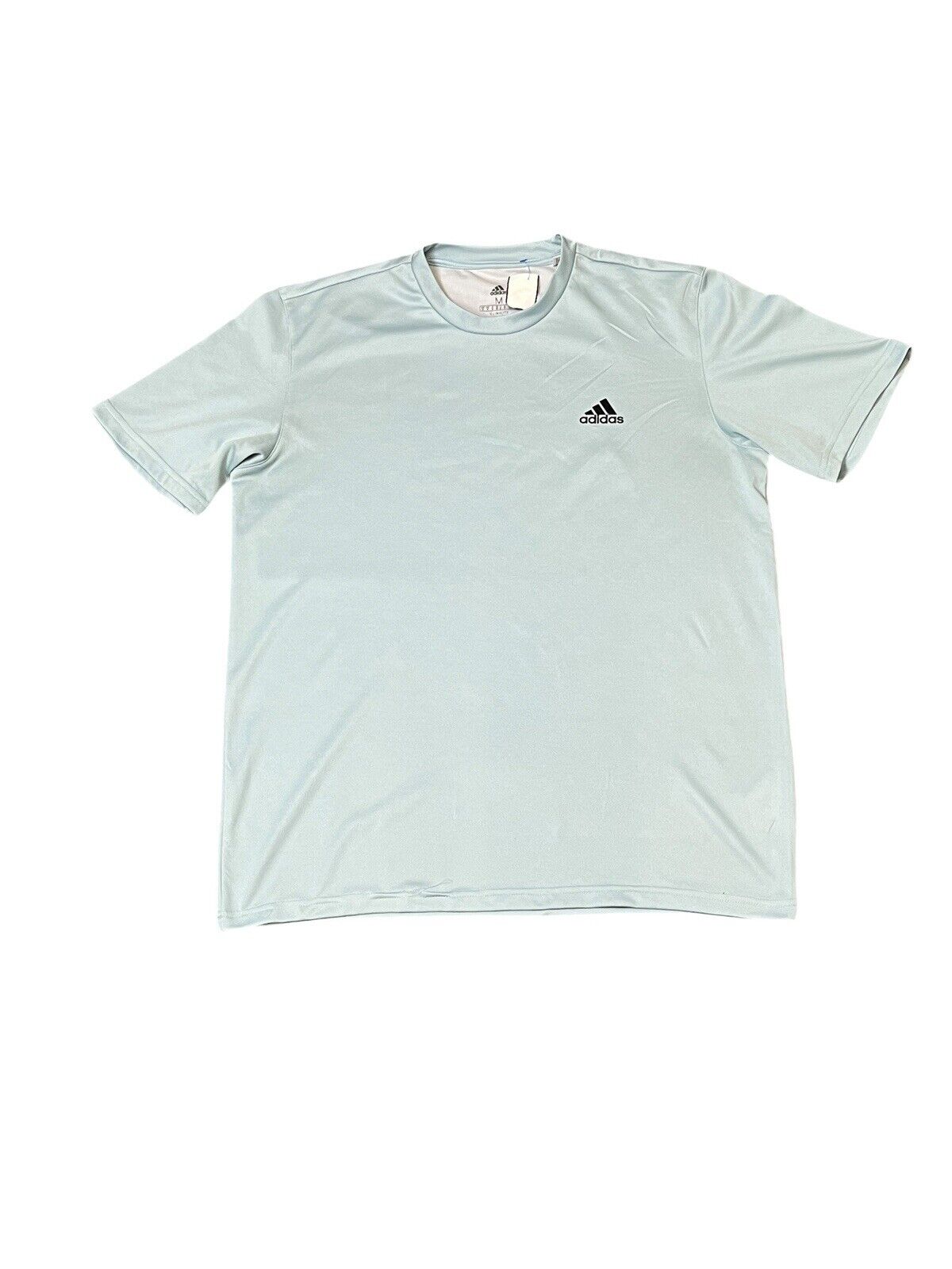 Adidas T-Shirt Blue Mens M Chest Logo