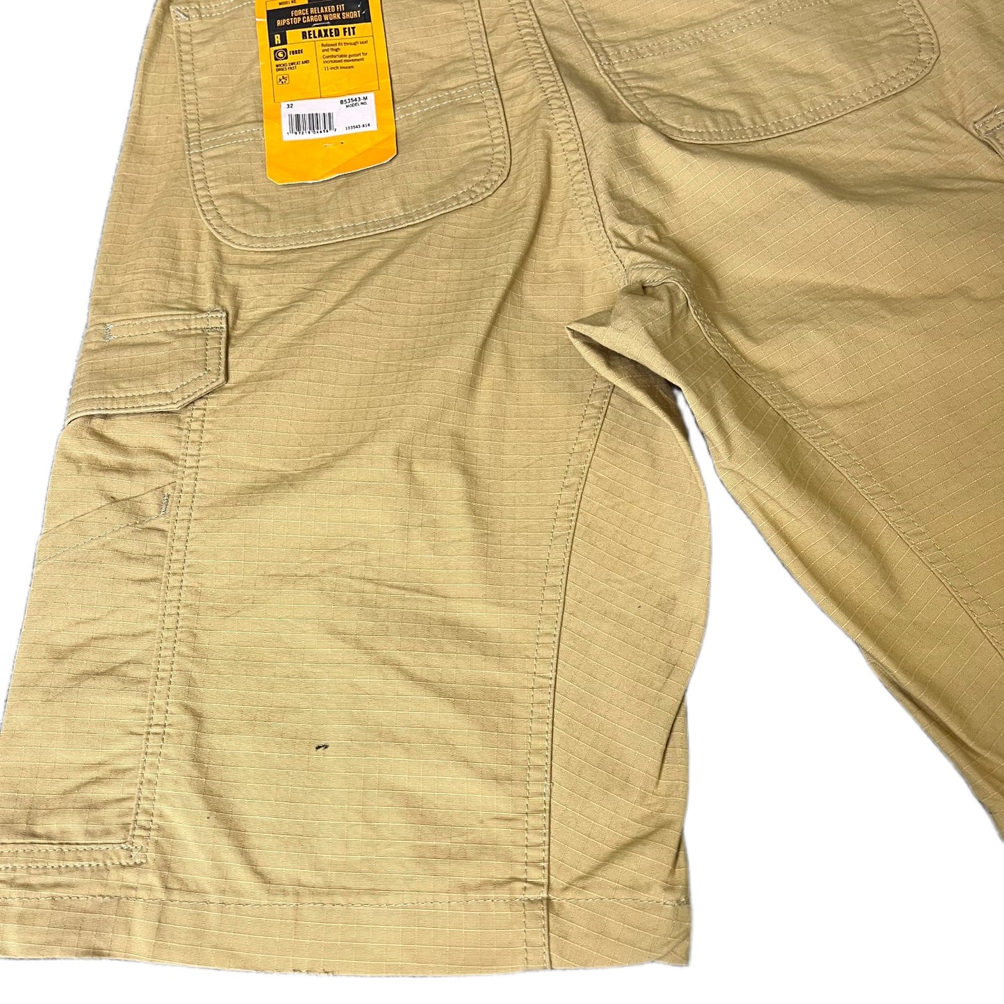 Carhartt Force Ripstop Cargo Work Shorts Fits as Men M 32" Waist Tan Relaxed Fit