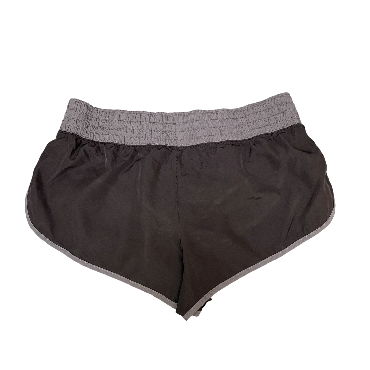 Running Sprinter Shorts Womens XL Black Grey Athletic Workout Drawstring Waist