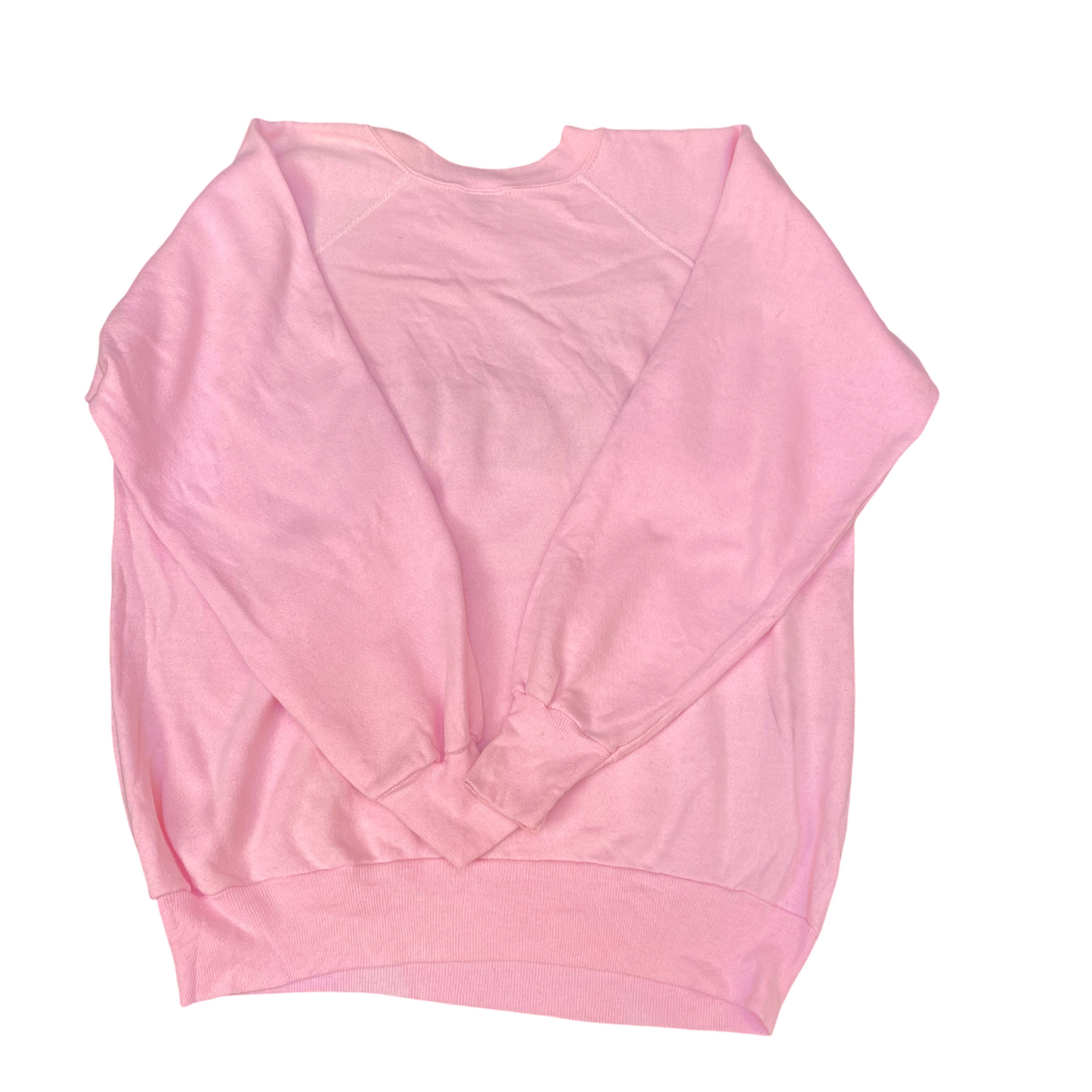 Pannil Grandma Sweatshirt Womens Large Pink Long Sleeve Crew Neck Pullover