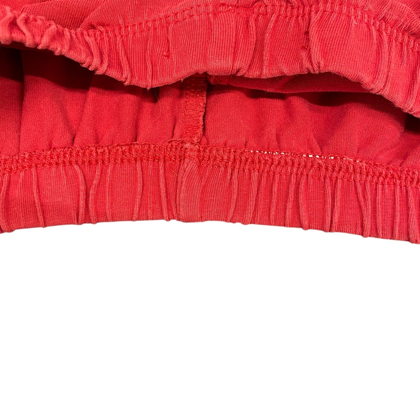 Running Sprinter Shorts Womens M 27" Waist Red Athletic Gym Workout Dolphin Hem