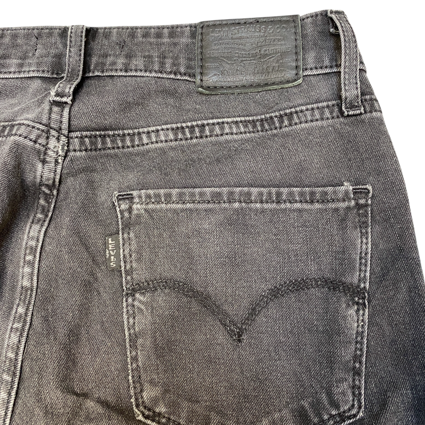 Levi's Jeans Womens 26" Waist Black Premium Stretch 721 High Rise Skinny Leg