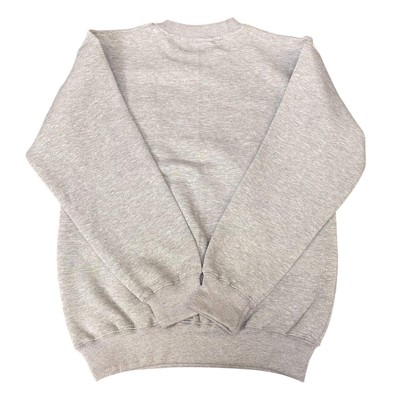 Nike Reworked Sweatshirt Mens Small Grey Embroidered Spellout Logo Vintage Y2K