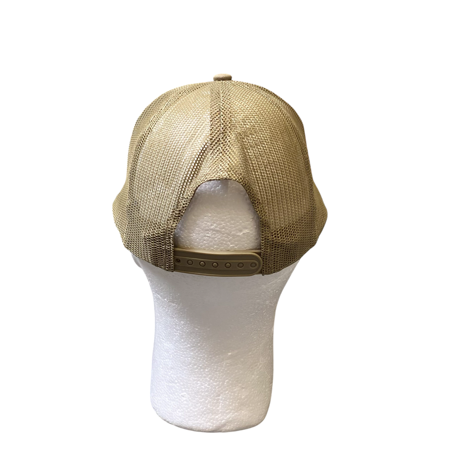 Port Authority Trucker Hat Mens Green Mesh Back Embroidered Adjustable Snapback