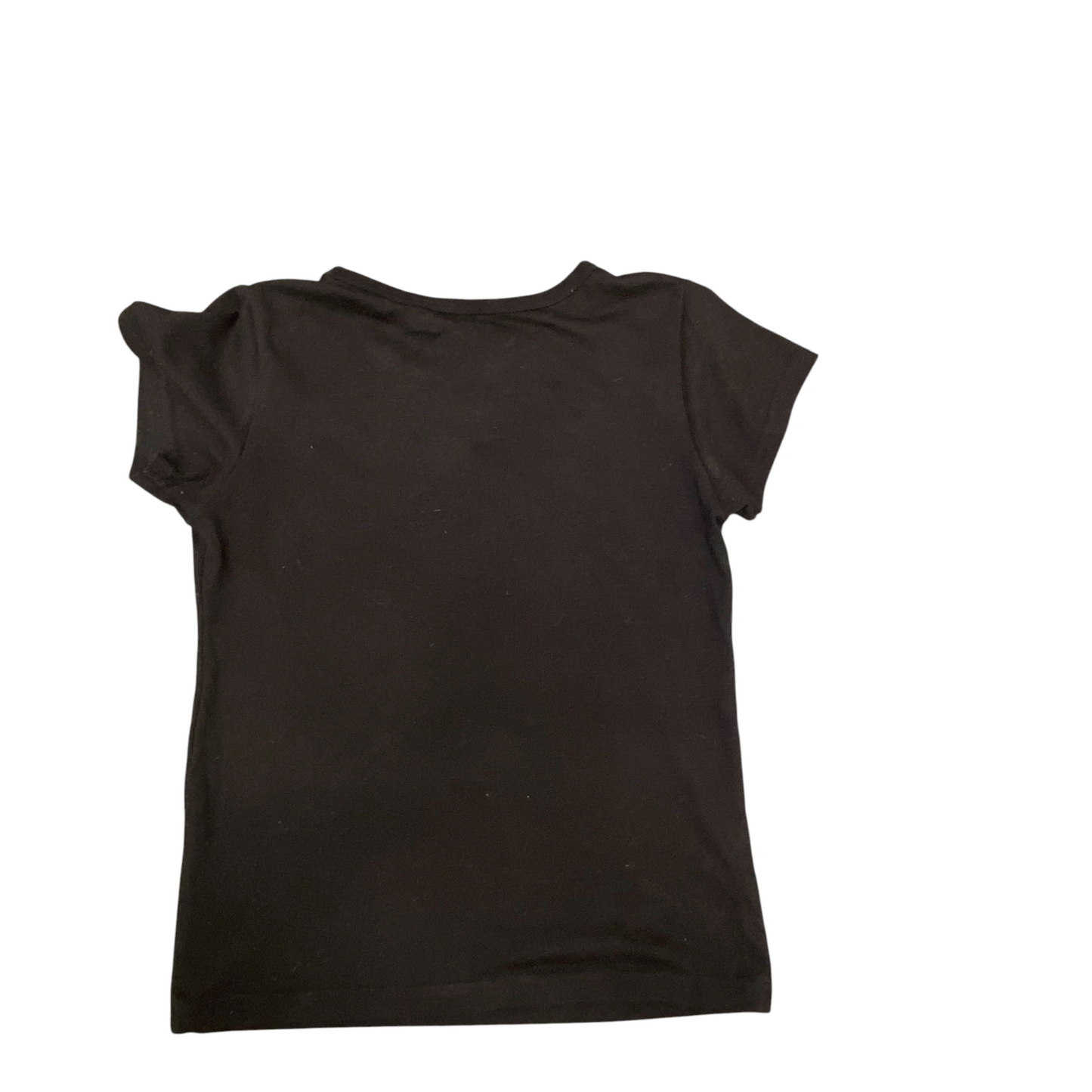 Tee Shirt Womens S Black Sweet Messages For You Graphic Print Short Sleeve