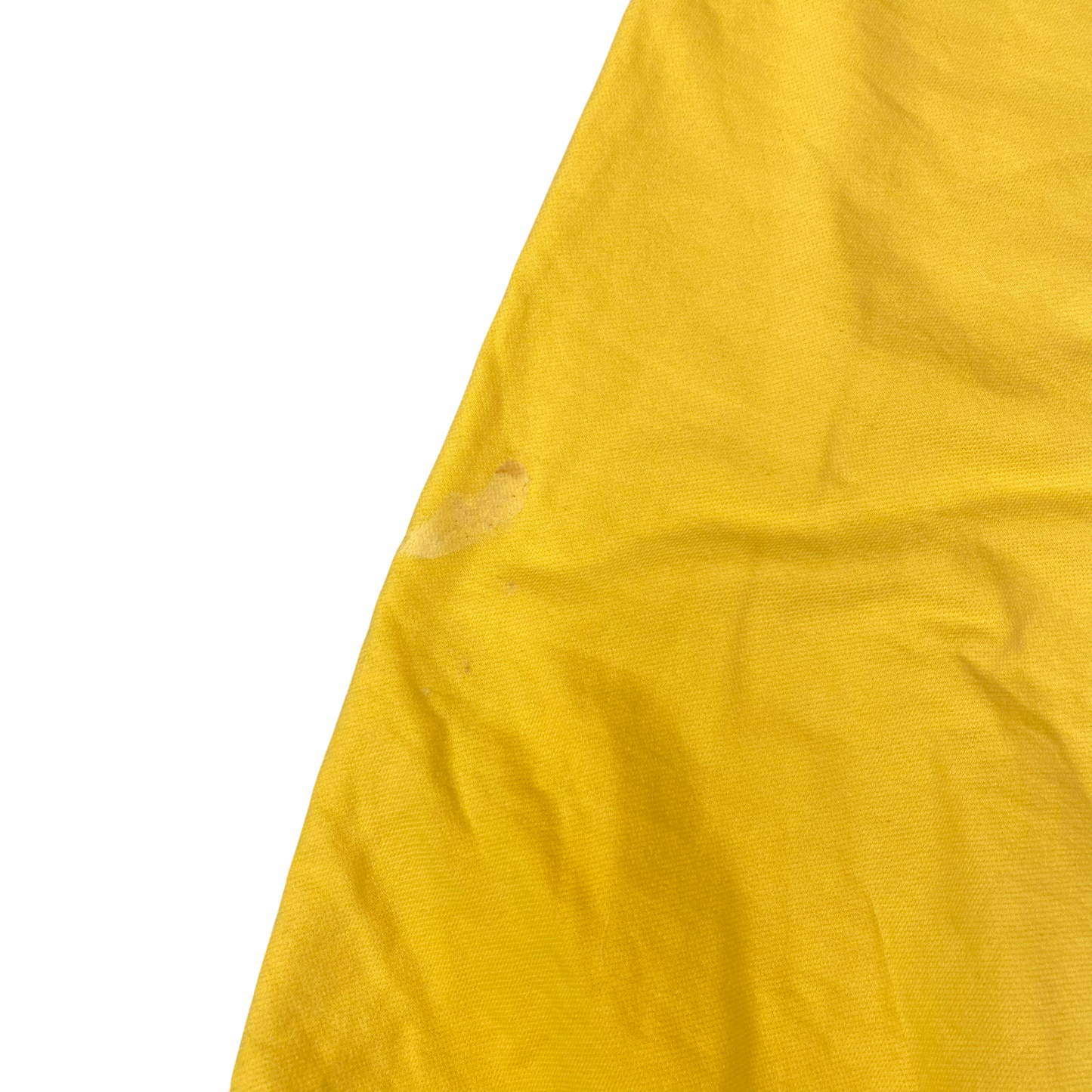 No Problem Sweatshirt Mens Large Yellow Long Raglan Sleeve Collared 1/4 Zip