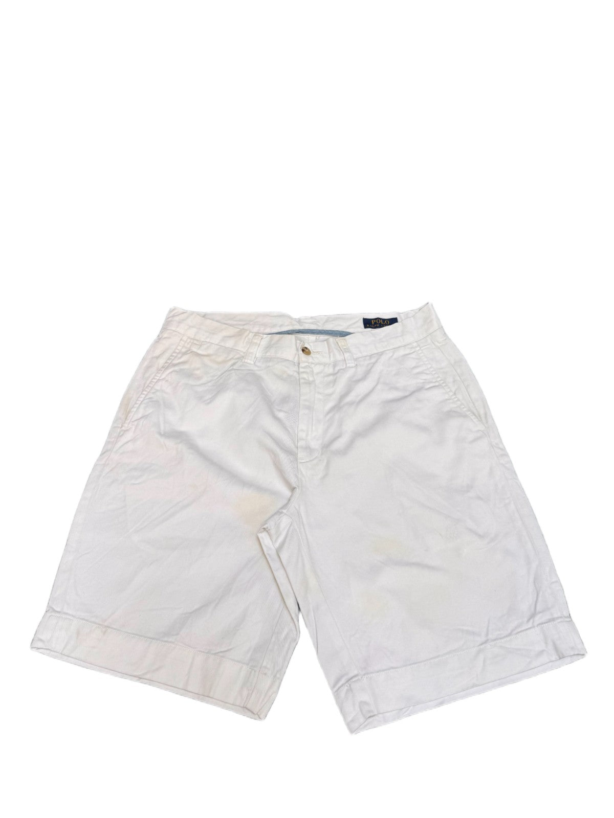Polo Ralph Lauren Chino Shorts Fits as Mens Medium 32" Waist White Classic Fit