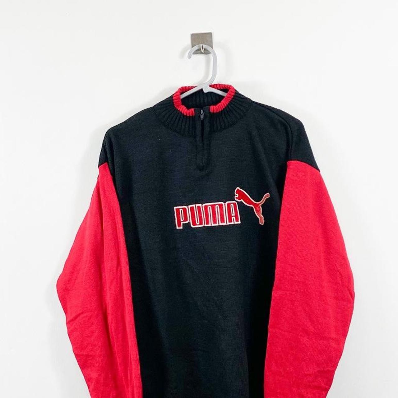 Vintage Puma Quarter Zip Jumper