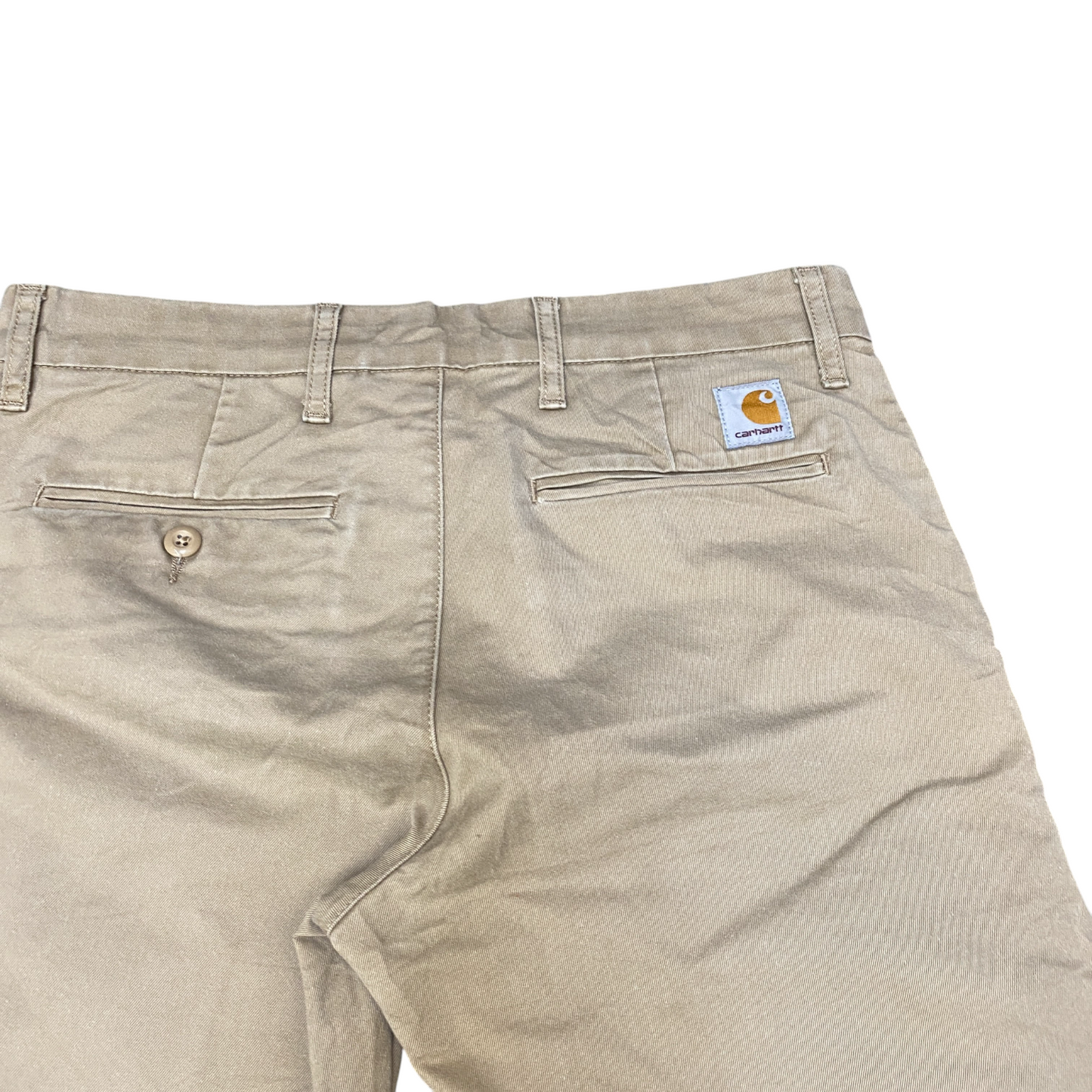 Carhartt WIP Sid Pants Mens Medium Beige Workwear Stretch Utility High Waisted