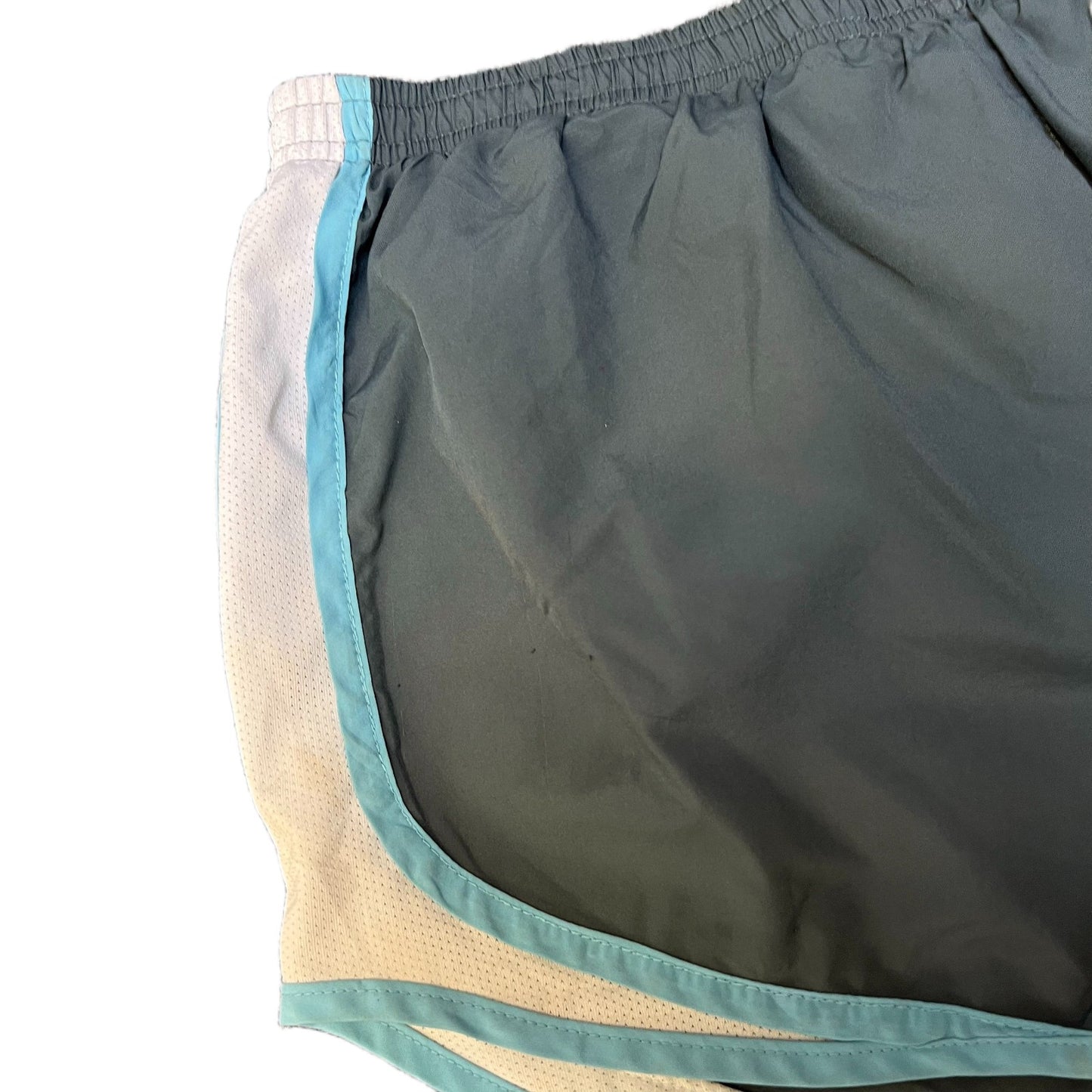 Nike Running Sprinter Shorts Fits as Womens Medium 30" Waist Grey Dolphin Hem