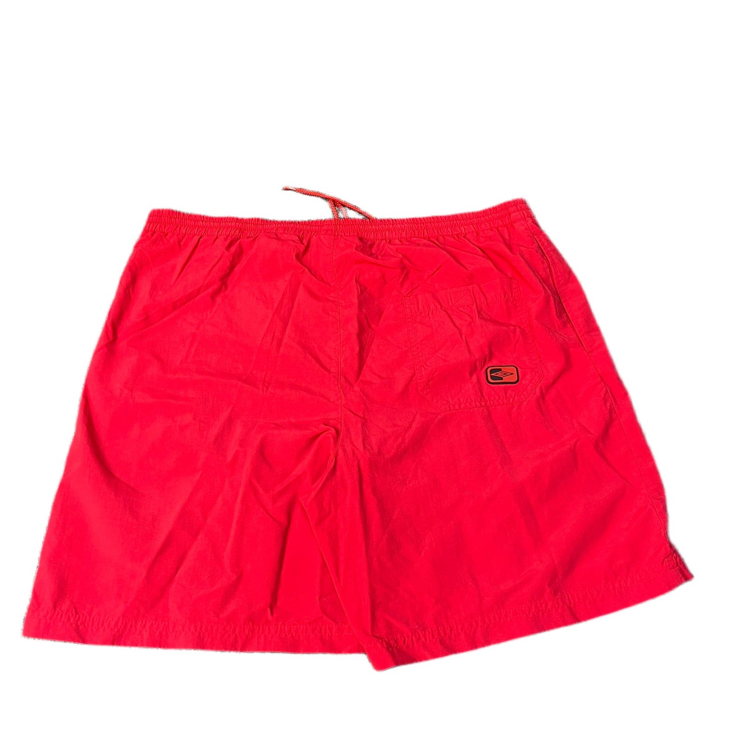 Vtg Umbro Swim Trunks Shorts Mens XL 36" Waist Red Lined Surf Surfing Water Polo