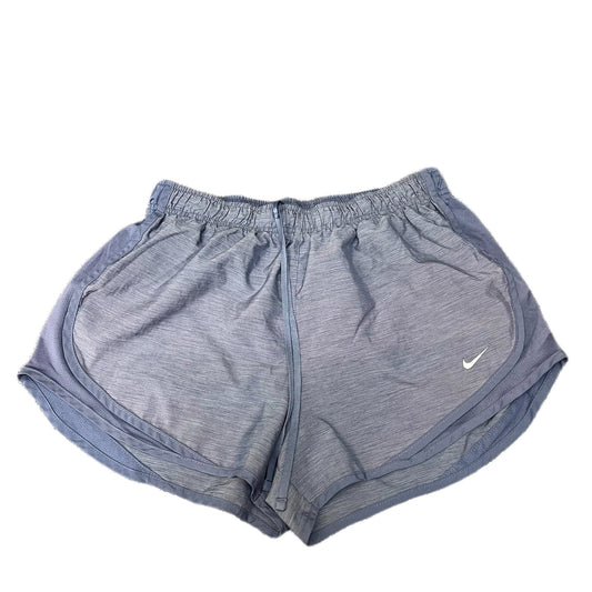 Nike Dri-FIT Running Shorts Fits as Womens S 27" Waist Grey Heather Dolphin Hem