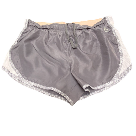 RBX Running Sprinter Shorts Womens M Grey Performance Elastic Waist Drawstring