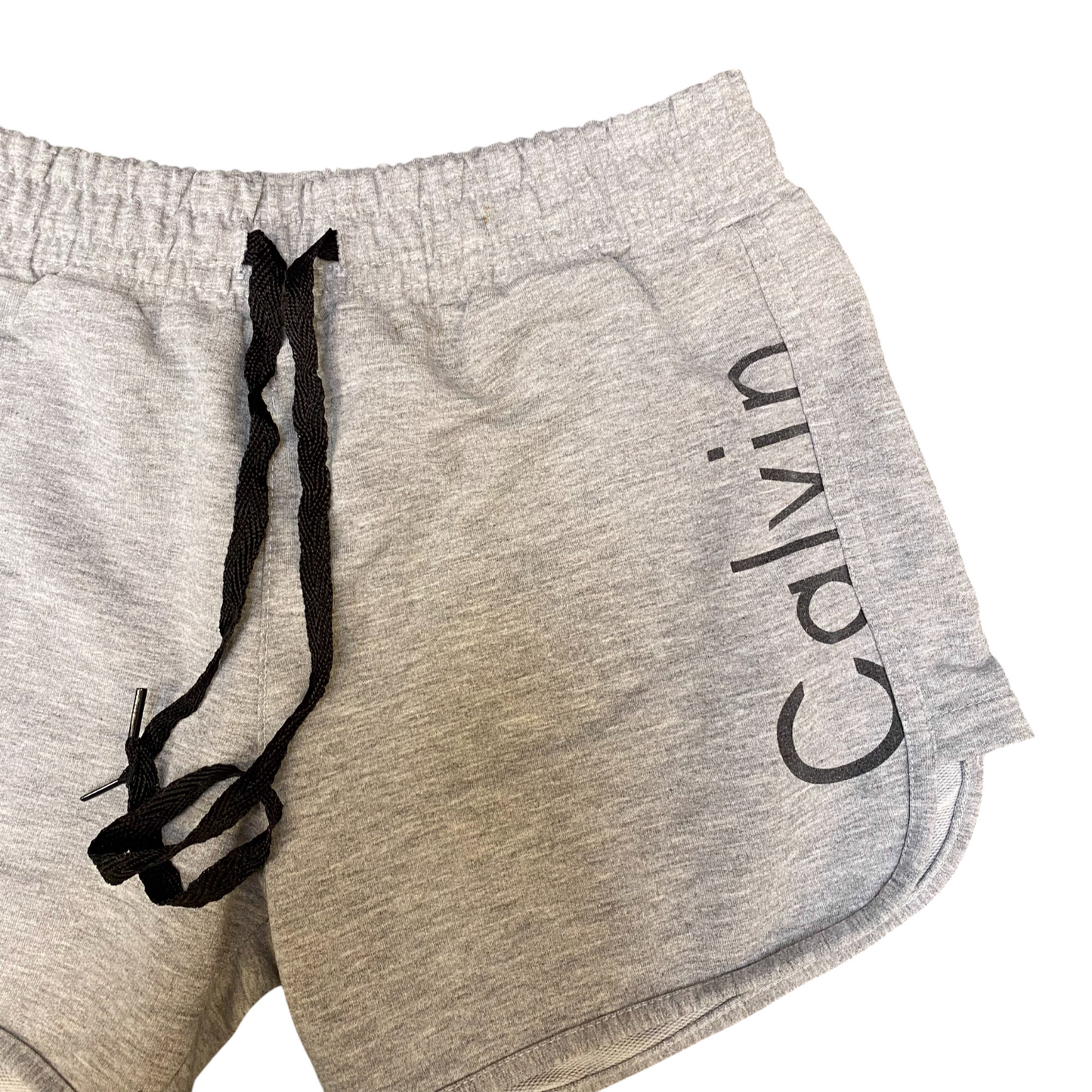 Running Sprinter Shorts Womens Large Grey Heather Athletic Fit Drawstring waist