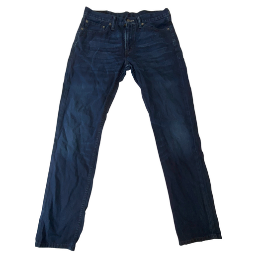 Levi's 510 Jeans Mens Medium Blue Denim Slim Straight Fit Dark Wash Pockets