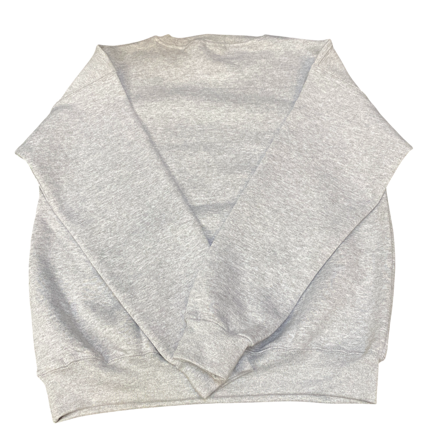 Nike Reworked Sweatshirt Mens Medium Grey Embroidered Spellout Logo Vintage Y2K