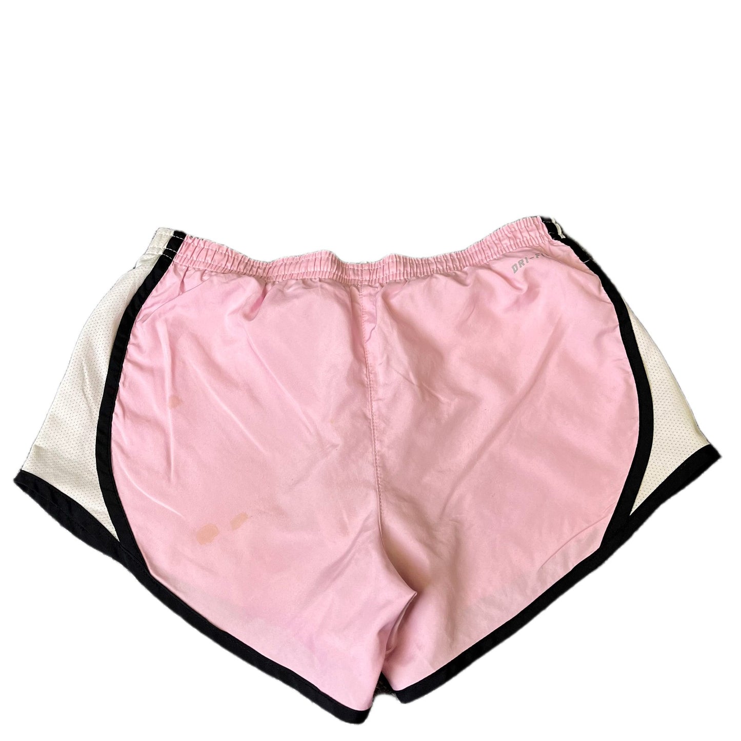 Nike Running Sprinter Shorts Fits as Womens S 25" Waist Pink Workout Dolphin Hem