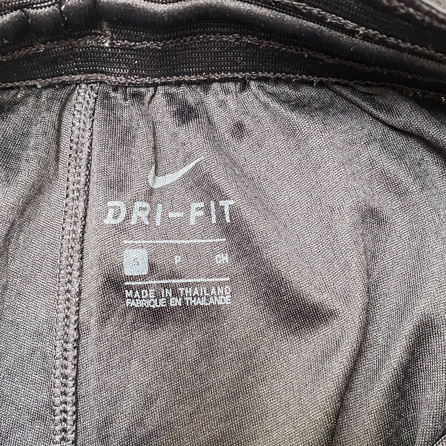 Nike Running Shorts Small Black Swoosh Logo Elastic Waist Running Athletic Fit