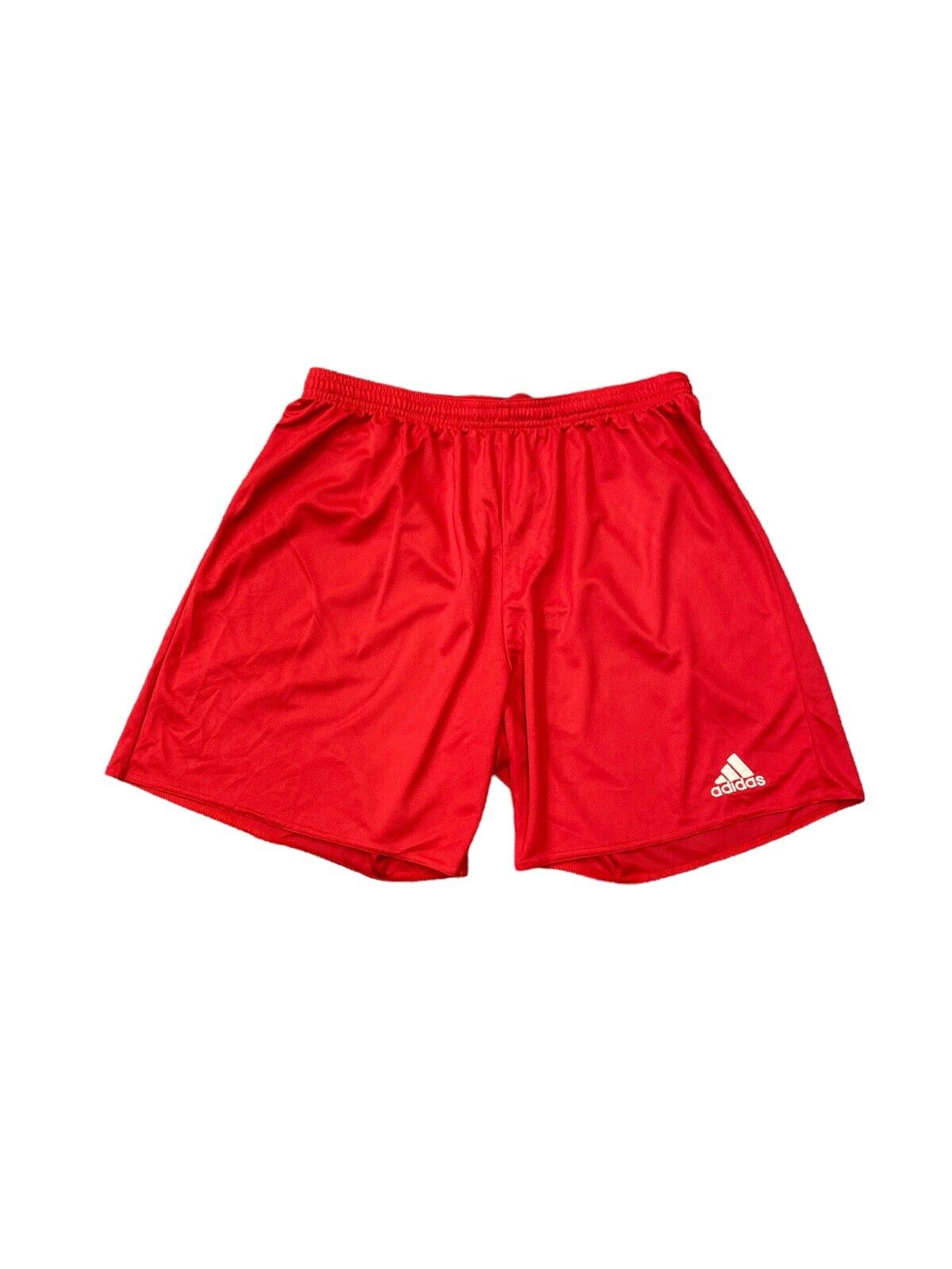 Adidas Sports Shorts Red Mens XL Front Logo