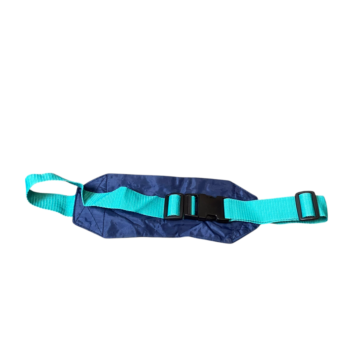 Ultra Thin Sports Running Fanny Pack Slim Sleek Bum Bag Blue Zipper Adjustable