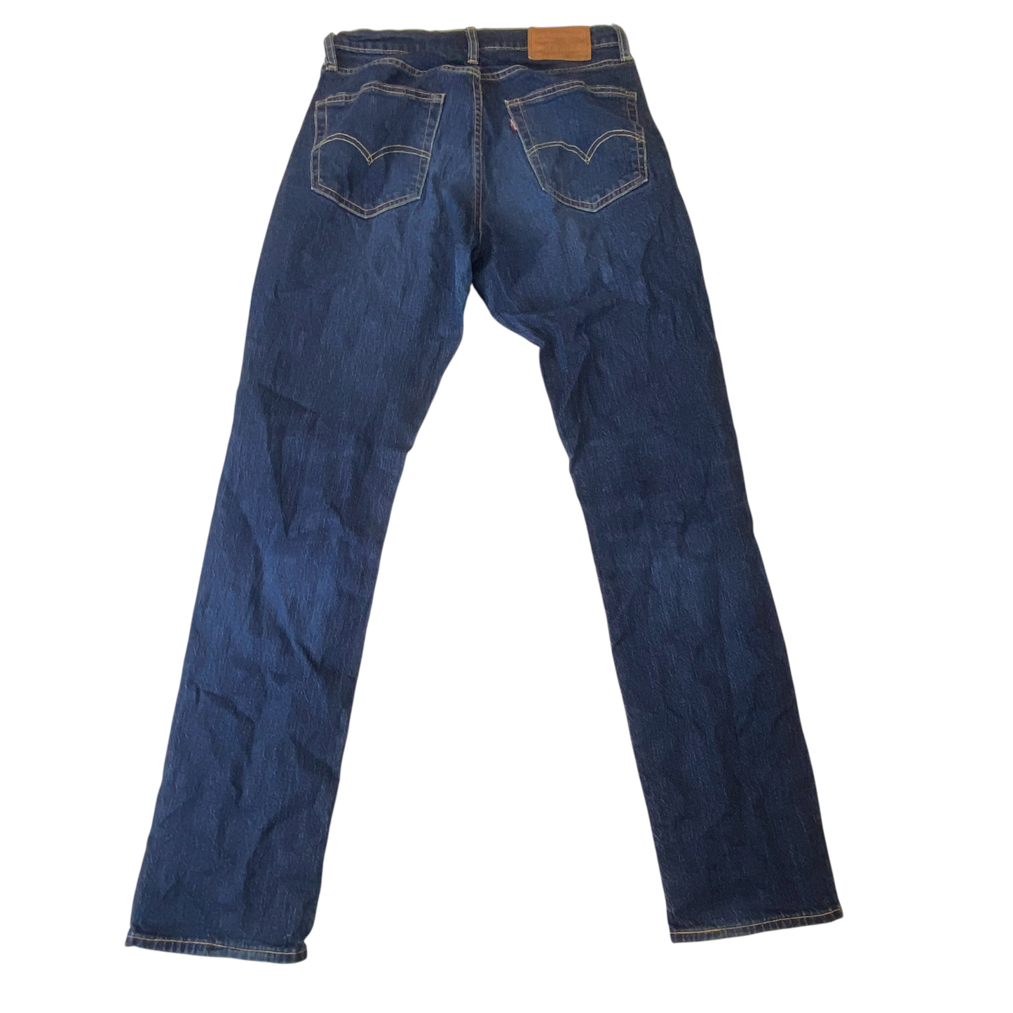 Levi's Jeans Womens Large Blue Denim Slim Fit Straight Leg Medium Wash Pockets