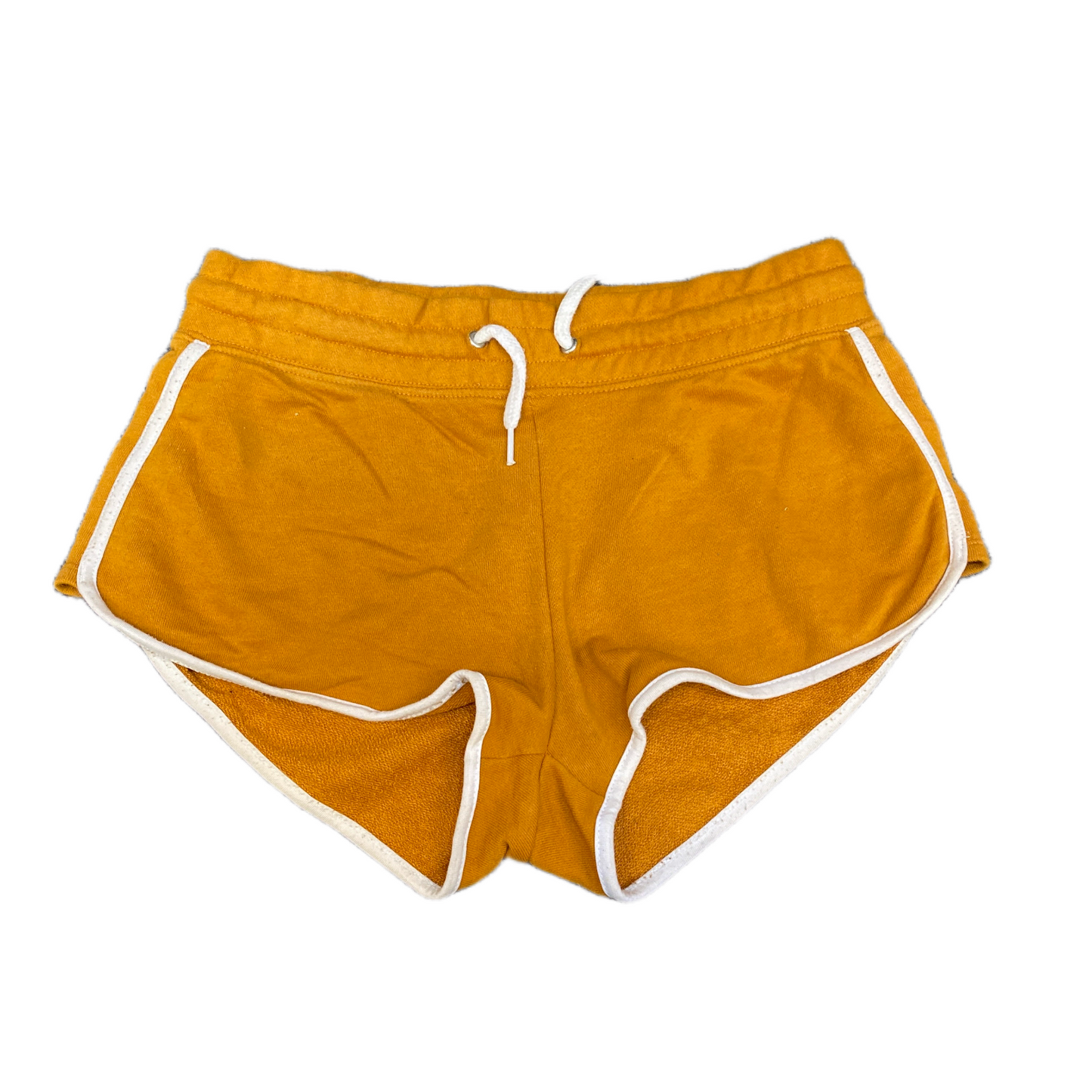 Running Sprinter Shorts Womens M 28" Waist Orange Athletic Workout Dolphin Hem