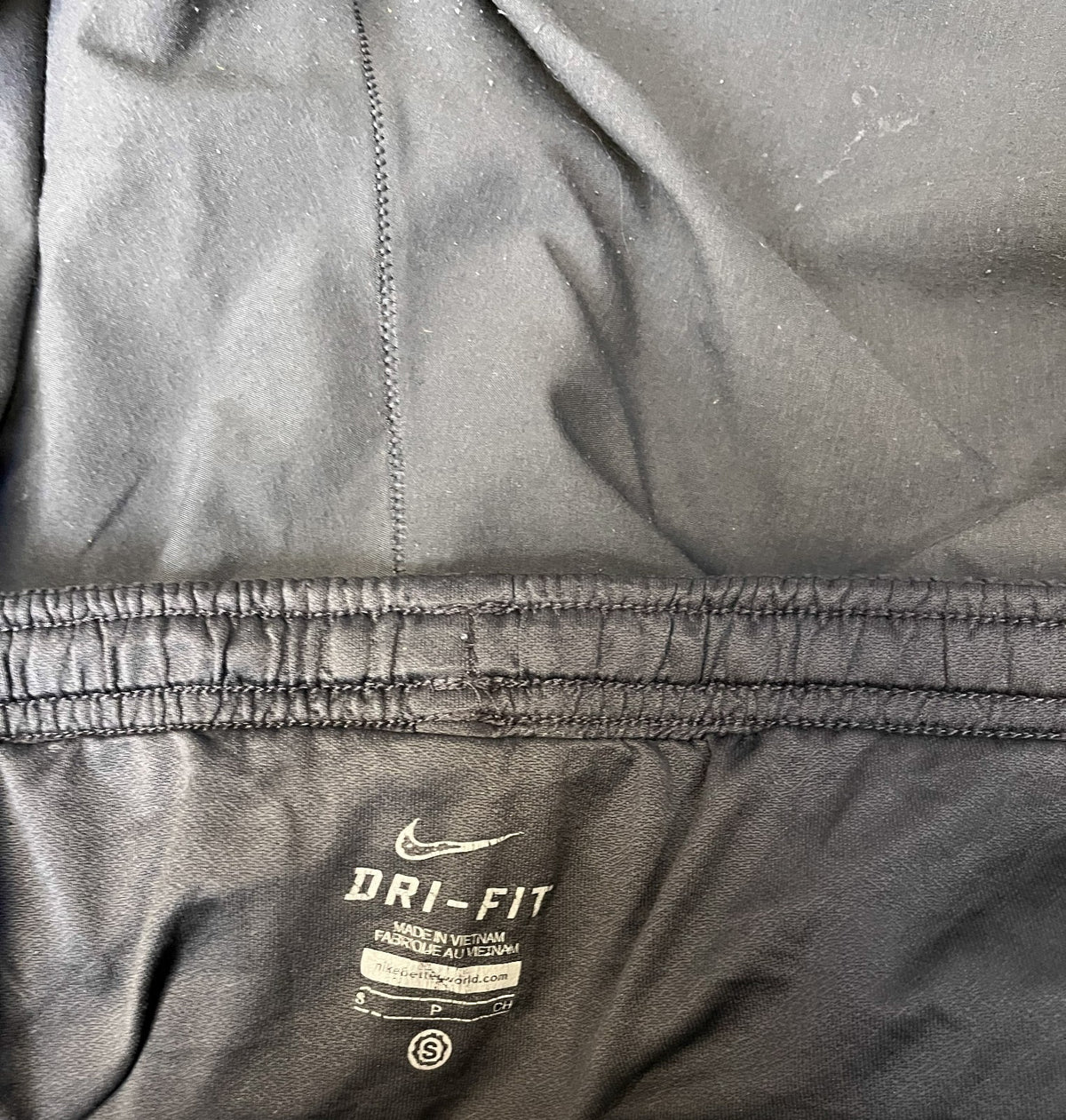 Nike Dri-FIT Running Gym Shorts Men Small 30" Waist Black Performance Drawstring