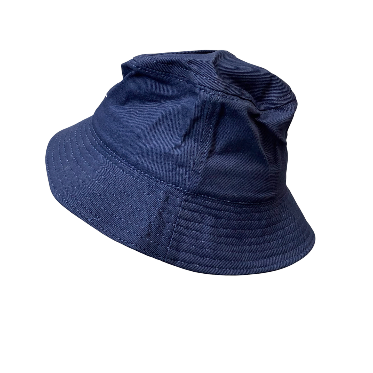 Nike Apex Swoosh Bucket Hat Unisex Small Navy Cotton Embroidered Logo Comfort