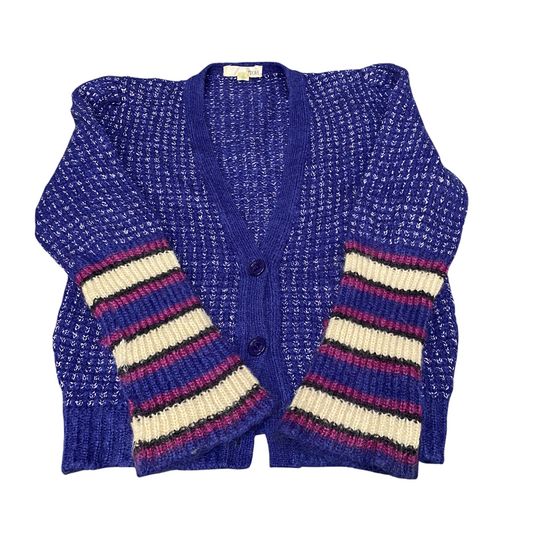 Moth Cardigan Jumper Womens Medium Colorful Knitted Long Sleeve Button Front