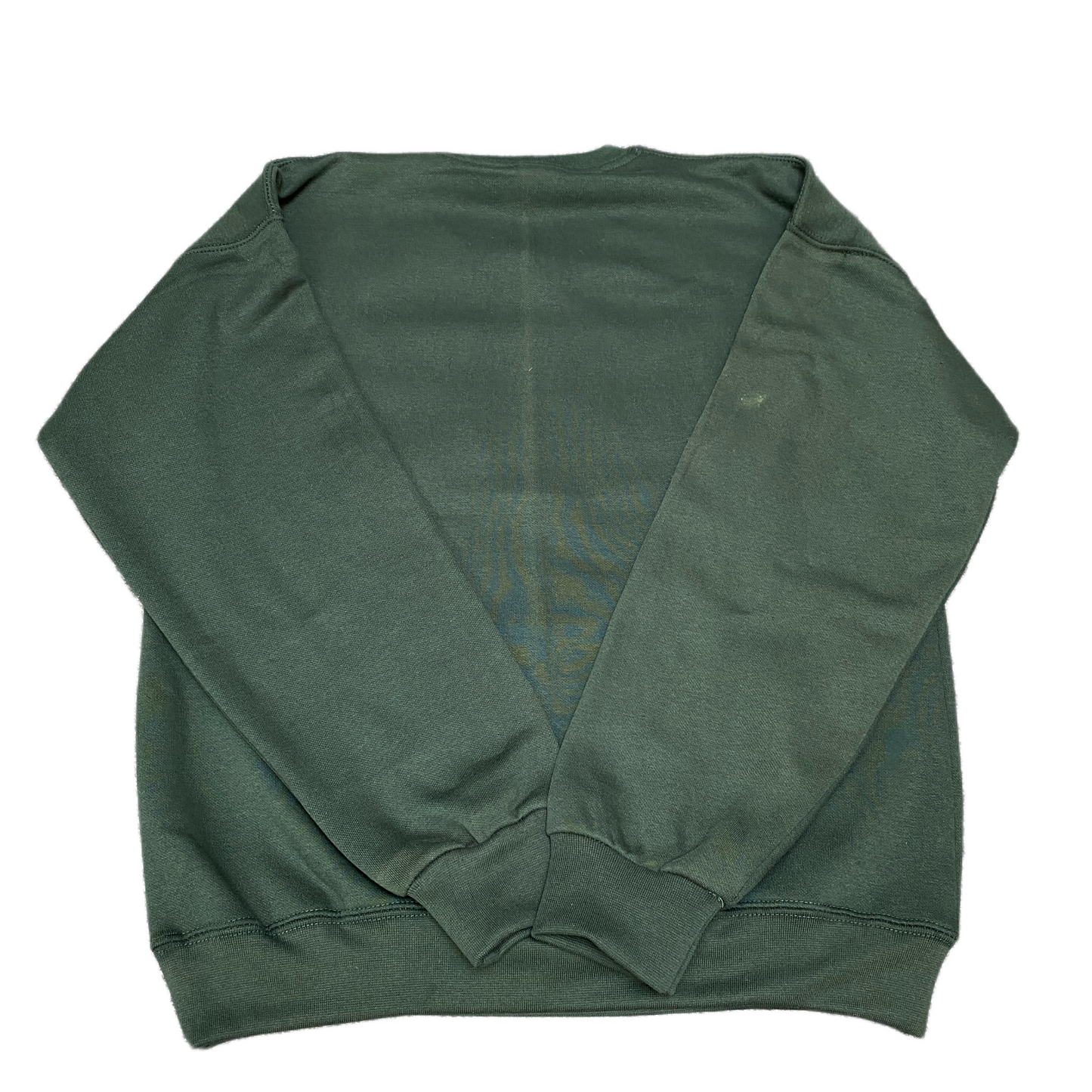 Nike Reworked Sweatshirt Mens Small Green Embroidered Spellout Logo Vintage Y2K