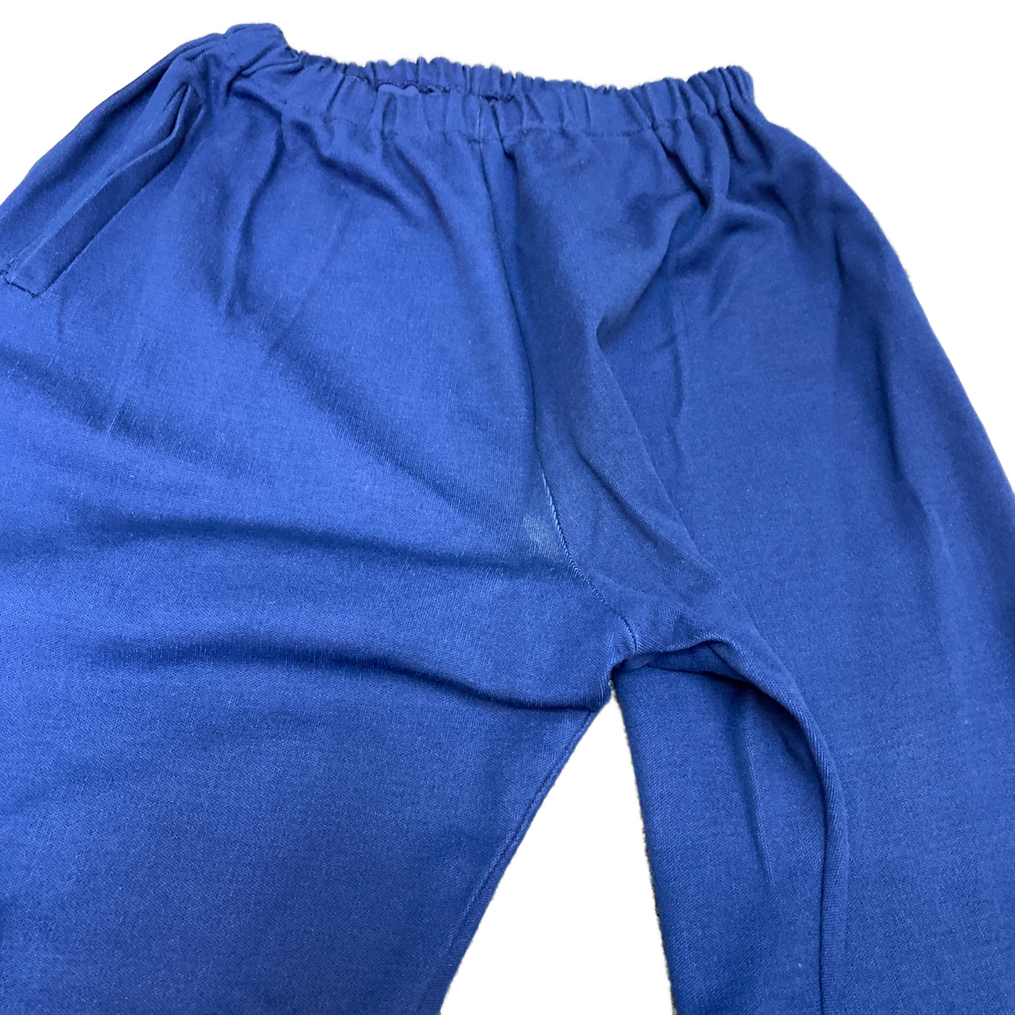 Adidas Joggers Fits as Womens S 22" Waist Blue White 3-Stripes Ankle Zip Trouser