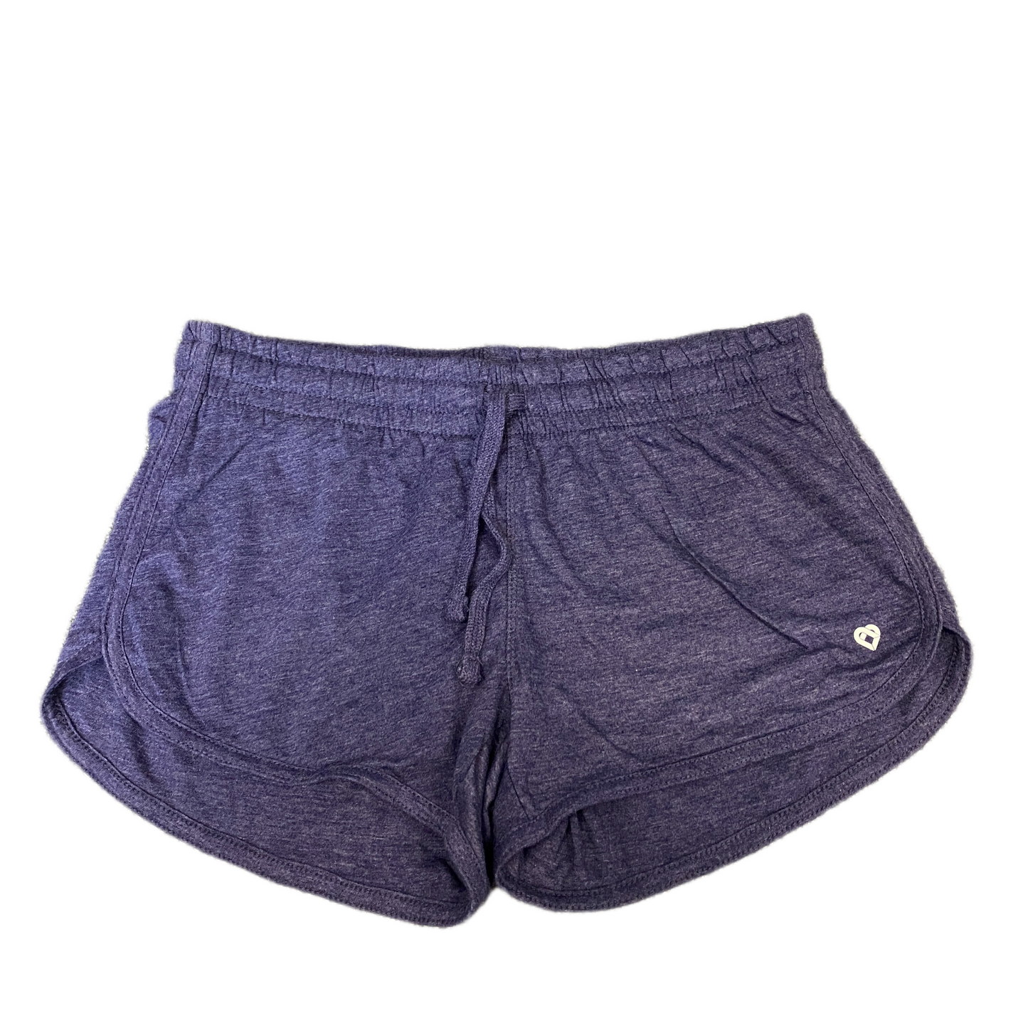 Running Sprinter Shorts Womens M 31" Waist Purple Athletic Workout Dolphin Hem