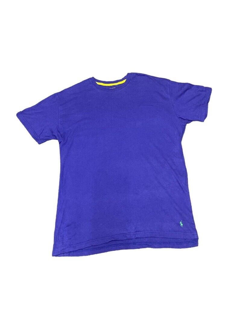 Ralph Lauren T-Shirt Purple Mens L Chest Logo