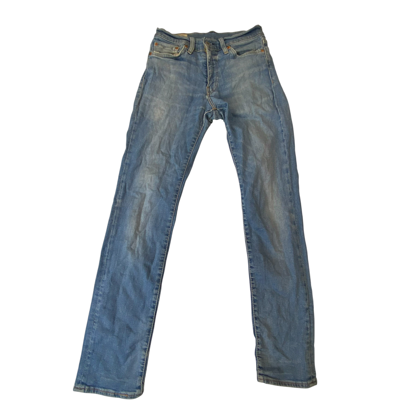 Levi's 511 Jeans Womens Medium Blue Denim Slim Straight Fit Pockets Outdoor