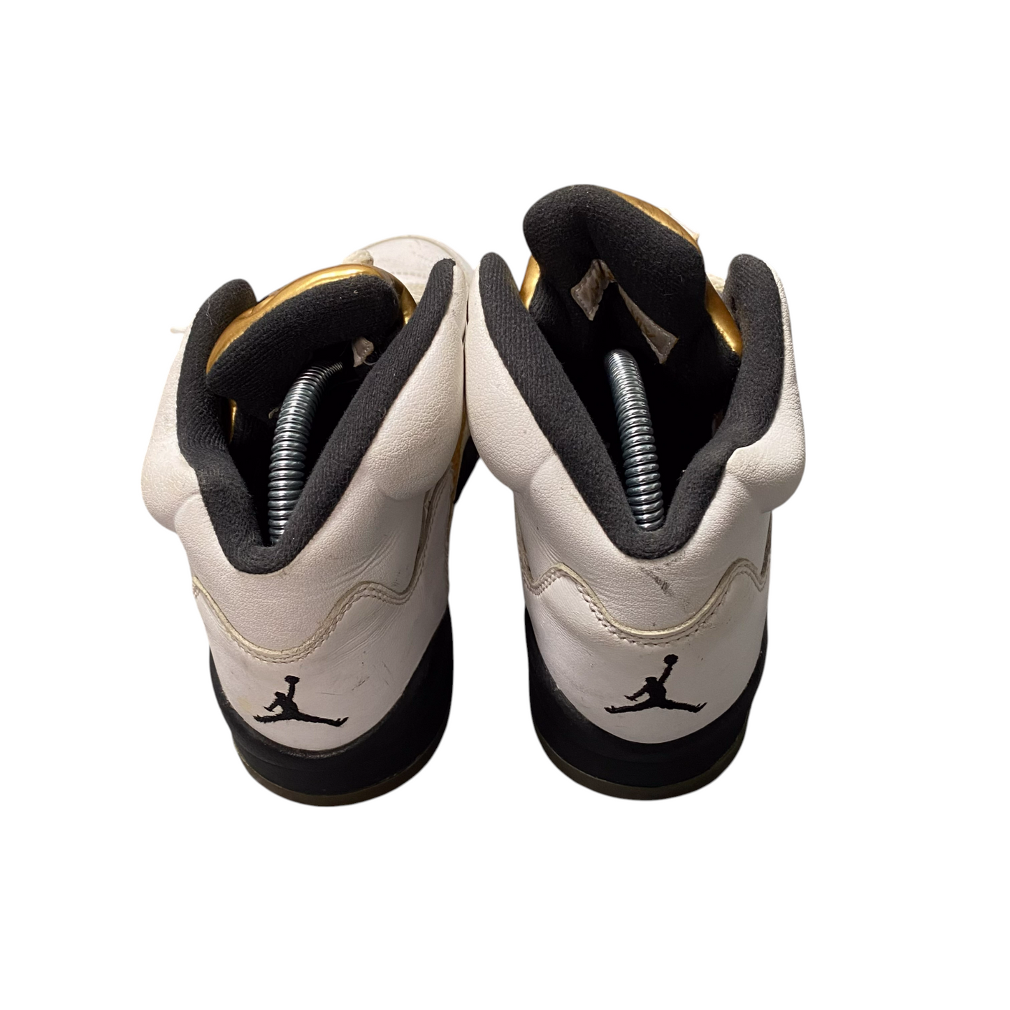 Air Jordan 5 Retro Olympic Trainers Sneakers Youth 5 White Athletic 440888-133