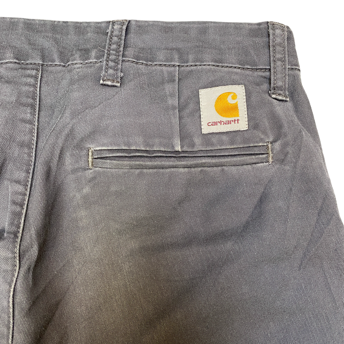 Carhartt Sid Pants Mens 29" Waist Grey Work Regular Fit Low Waist Straight Leg