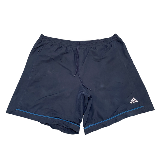 Adidas Running Shorts Mens XL Blue Mesh Lined Athletic Drawstring Elastic Waist