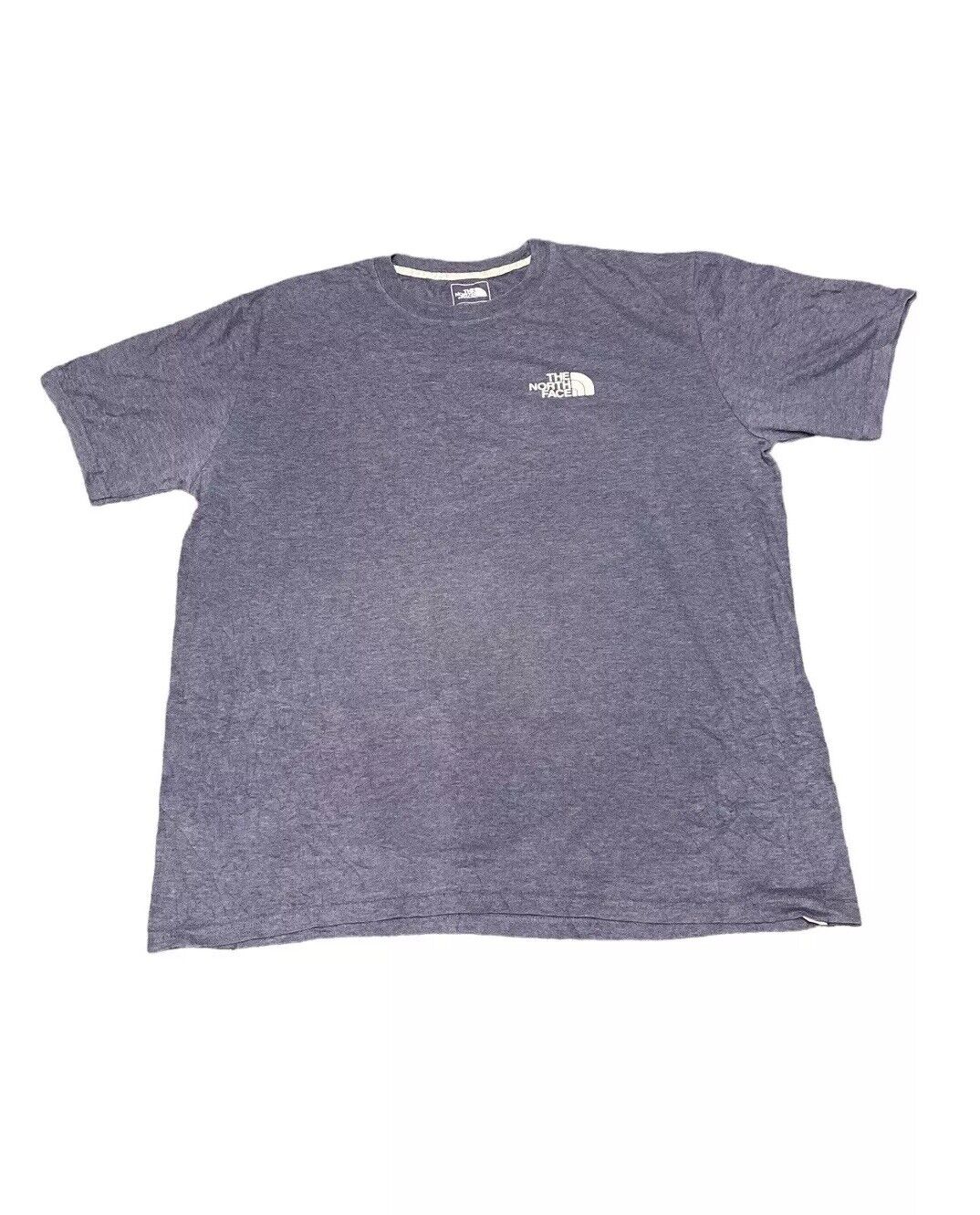 The North Face T-Shirt Blue Mens L Chest Logo