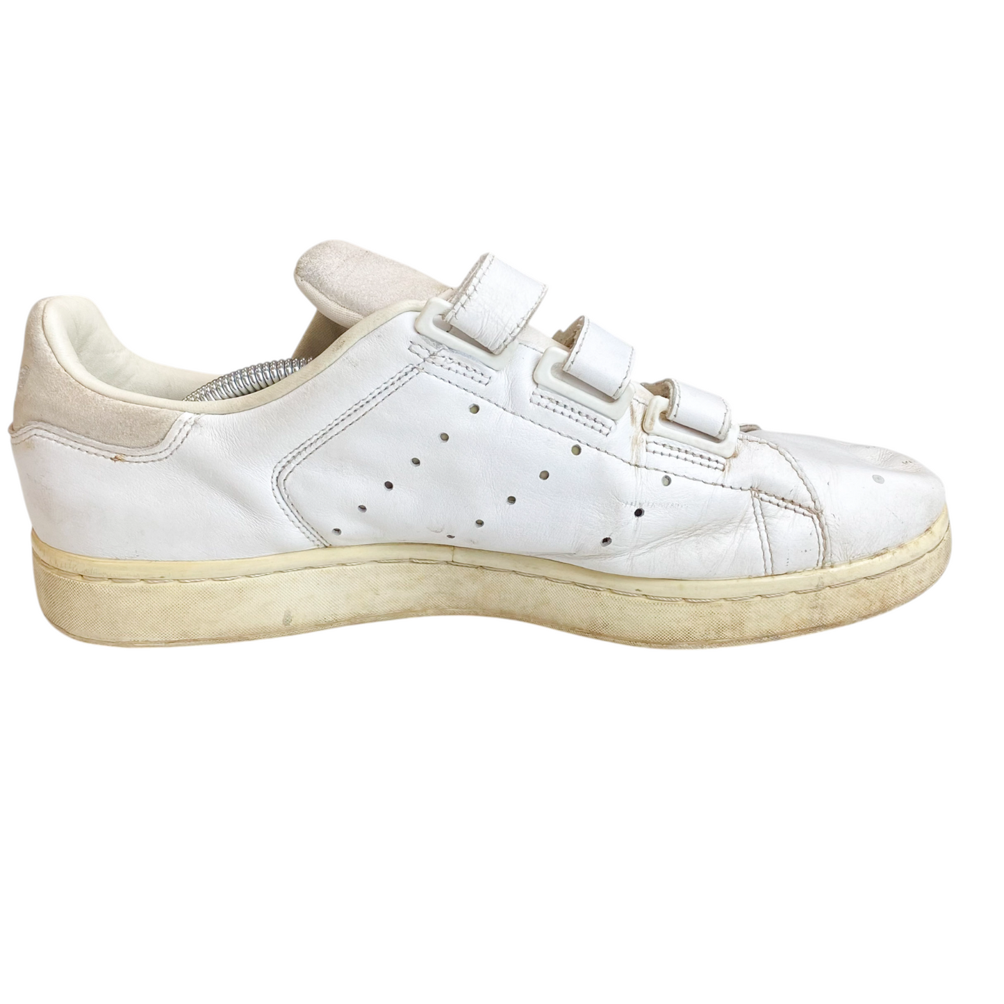 adidas Performance Training Sneakers Men's UK 10 White Leather Comfort Low Top